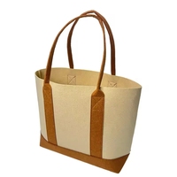 Sac de rangement réutilisable en feutre, sac à main pour femme, sac de rangement tendance, logo personnalisable, qualité internationale, vente en gros, pliable