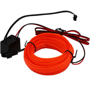 Plus récent DC-3V Conducteur Flexible EL Fil 5.0mm Jardin Maison Décoration De <span class=keywords><strong>Mariage</strong></span> Imperméable néon Lumière Rougeoyante LED Corde Filet Tube - Product Image 6