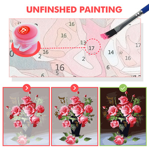 Kit <span class=keywords><strong>de</strong></span> Pintura por Números <span class=keywords><strong>de</strong></span> Caballo Negro, Cuadro Pintado a Mano sobre Lienzo, Arte Mural <span class=keywords><strong>de</strong></span> Estilo Moderno para Decoración del Hogar - Product Image 3