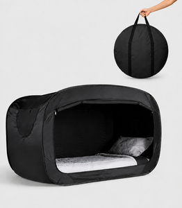 Tienda de campaña portátil con logotipo personalizado, opaca, <span class=keywords><strong>para</strong></span> privacidad interior, con mosquitera desplegable, tipo cápsula <span class=keywords><strong>para</strong></span> dormir, <span class=keywords><strong>para</strong></span> dormitorio universitario, cama individual - Product Image 1