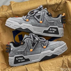 Spring New Men's Fashion Low-Top <b>Board</b> Shoes, Trendy All-<b>Match</b> Casual Sneakers, Comfortable Sports Shoes for Men - Product Image 5