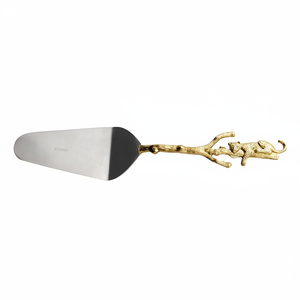 Juego de espátula de plata para glaseado de pastel caliente con mango de diseño de extremo de tigre personalizado, espátula para glaseado de pastel en ángulo - Product Image 1