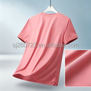 Nuova T-shirt Estiva da Donna 2026 in Seta Ghiaccio a Maniche Corte, Maglia Sottile e Fresca in Poliestere, Top Unico per Corsa, Palestra e Attività all'Aperto - Product Image 3