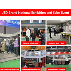 JZD, Заводская мастерская, гаражные стальные ящики для инструментов, шкафы для хранения, большой комбинированный Инструментальный шкаф, гаражный рабочий стол, металлическая мебель - Product Image 4