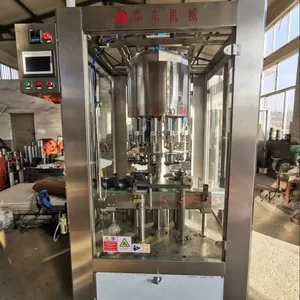Automatic Wine And Juice Filling Machine Electric 2000-4000 BPH Capacity For Glass Plastic Bottles Can With Oil Air Fillings