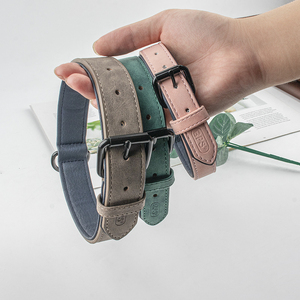 2024 Fabricante al por mayor logotipo personalizado collar de cuero ajustable para perros - Product Image 3