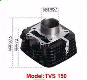 Kits de Cilindros para Motocicleta a Precio de Fábrica, Cilindros para Diámetro de 57 mm, Anillo de Pistón para TVS Apache <span class=keywords><strong>150</strong></span> - Product Image 2