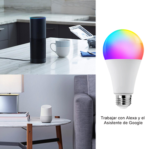 Bán Buôn A60 Rgb Alexa Google Bombillas Inteligentes Multicolores <span class=keywords><strong>Wifi</strong></span> Cho Nhà Máy - Product Image 3