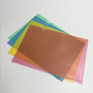 耐用 A4 A5 透明彩色哑光 <span class=keywords><strong>PP</strong></span> 塑料文件夹，用于演示文件 - Product Image 1