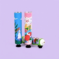 Tubes cosmétiques en aluminium-plastique personnalisés avec logo, 12 ml, pour crème pour les mains, emballage avec bouchon à vis, impression UV