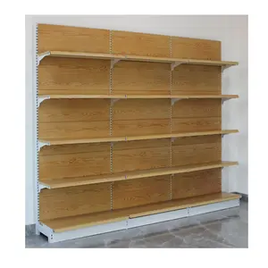 NEW Customized modern white grocery shop shelf retail store shelves supermarket goods stand