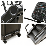 Escaladora Eléctrica Comercial, Simulador de Escaleras Motorizado, Stepper, Entrenador Cardiovascular para Gimnasio, Hotel, Equipo de Estudio de Fitness