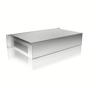 Aluminum Alloy Custom 19inch Rack Mount Server Cabinet <b>Enclosure</b> IP54 Protection Sandblasted Surface 1U-4U Short Metal Casing - Product Image 4