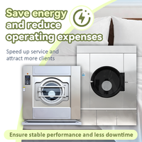 BLCC 50-150kg Washing Machine with Dryer Laundry Equipment Hotel Laundry Machine Washer Extractor Tumble Dryer Complete Set
