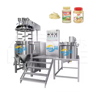 Dây chuyền sản xuất mỹ phẩm huajie 5l-20000l dây chuyền sản xuất mỹ phẩm dây chuyền sản xuất mỹ phẩm dây chuyền sản xuất chất nhũ hóa chân không - Product Image 2