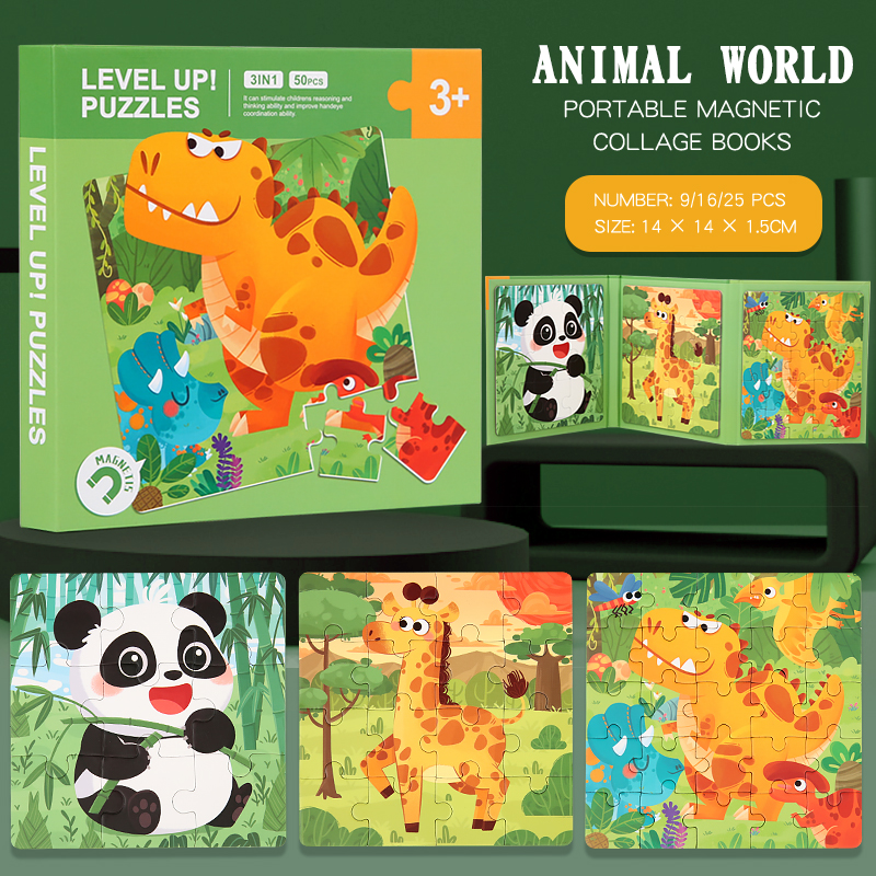 Livres de puzzles sur le monde animal