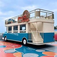 Bus électrique conduisable avec cuisine extérieure en acier inoxydable, barbecue et armoire à vin