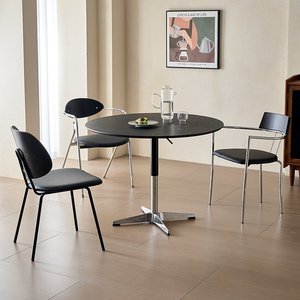 <span class=keywords><strong>Mesa</strong></span> de <span class=keywords><strong>Madera</strong></span> <span class=keywords><strong>Maciza</strong></span> de Estilo Vintage con Altura Ajustable, Adecuada para <span class=keywords><strong>Comedor</strong></span>, Negociaciones Comerciales, <span class=keywords><strong>Mesa</strong></span> de Balcón Retro de Diseño - Product Image 3