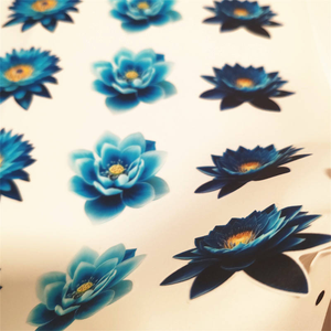 Vente en gros de papier A4 A3 A5 taille 25 feuilles/paquet de papier à sucre comestible imprimé papier à glacer paon comestible pour la décoration de gâteau - Product Image 6