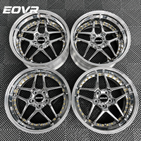 Ruedas Forjadas EVOR Personalizadas de 17, 18, 19, 20, 21 y 22 Pulgadas, Estructura de 2 Piezas, para Autos de Pasajeros, 5x114.3, 5x120, 5x130, Multirradio