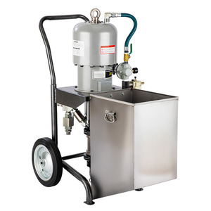 Pistola de Pintura Neumática sin Aire de Acero Inoxidable de Alta Eficiencia y Gran Capacidad de 80L para Recubrimientos Gruesos Ignífugos - Product Image 4