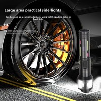 Nouvelle lampe torche LED rechargeable IP55 haute luminosité longue portée ultra-lumineuse pour extérieur, multifonctionnelle avec affichage numérique blanc