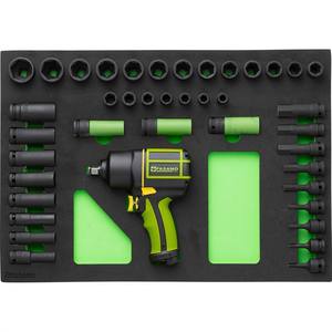 Fasano <b>Impact</b> Wrench Set 1/2 Inch Drive 30 Pc <b>Socket</b> Kit Auto Repair Tools - Product Image 1