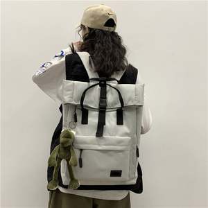 Custom Anti Theft Expandable <b>Roll</b> <b>Top</b> <b>Backpack</b> with Laptop Pocket <b>Waterproof</b> Large Capacity Outdoor <b>Backpack</b> College School Bag - Product Image 6