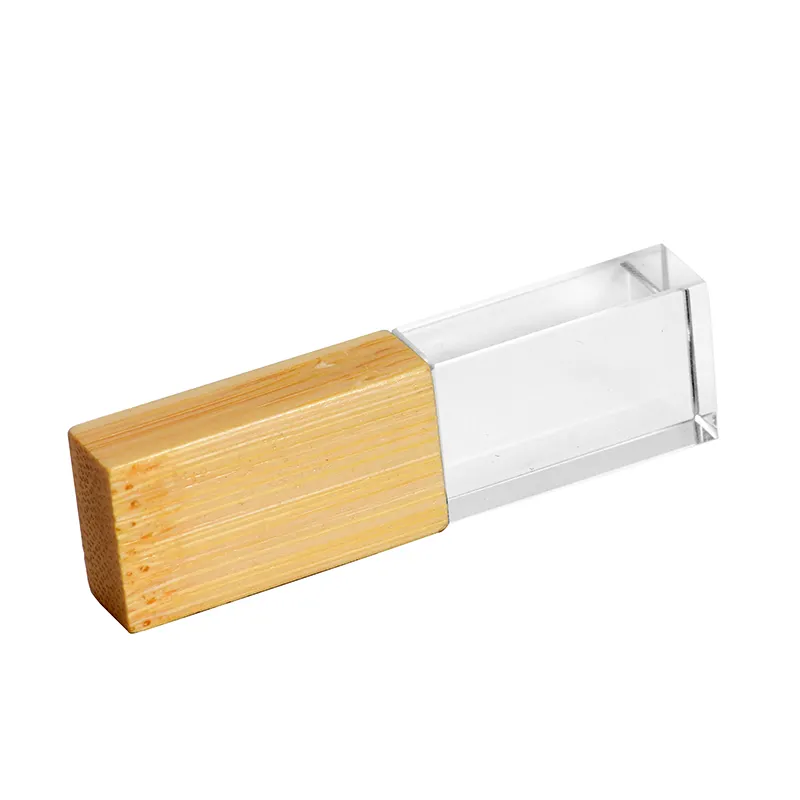 JASTER-unidad Flash Usb de madera de cristal, memoria de disco en U, 4gb, 8gb, 16gb, 32gb, 64gb, regalo de boda