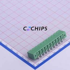 KF2EDGRM-5.0-10P Plug-in Terminal Block Bent Lead Through Hole,P=5mm Board-to-Board / Socket - Closed Screw Fixing 1x10P 5mm - Product Image 2