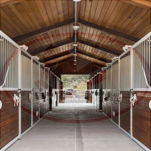 Stalle de box de cheval de style européen moderne écurie préfabriquée imperméable à l'eau pour l'entraînement équestre ou l'élevage - Product Image 4