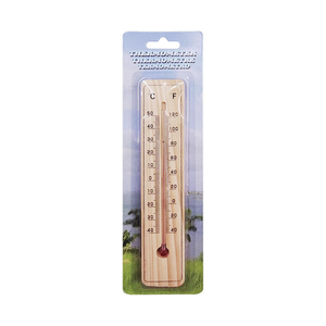 Thermomètre mural en bois bon marché pour chambre intérieure et extérieure de haute qualité - Product Image 4