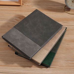 High-Quality Custom Logo A5 <b>Diary</b> Promotional Soft Leather Splicing <b>Notebook</b> Suitable for Business School Meetings - Product Image 3