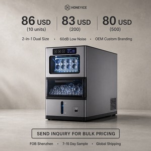 Máquina Comercial de Hielo en Esferas 2 en 1, 3cm y 6cm, Doble Producción 384/Day, Bajo Ruido 60dB, Barra Táctil Inteligente Automática, Para Hogar y Coche, OEM CE ETL - Product Image 6