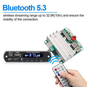VIRE 2,1 canales para <span class=keywords><strong>Bluetooth</strong></span> Mini <span class=keywords><strong>amplificador</strong></span> 2*<span class=keywords><strong>50W</strong></span> + <span class=keywords><strong>100W</strong></span> Subwoofer Digital TPA3116D2 Receptor de audio Mini amplificadores - Product Image 3