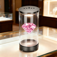 Le plus récent écran LCD haute définition de 7 pouces Android 7 projecteur vitrine holographique de bureau boîte de cylindre d'hologramme de bureau