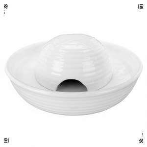 Mini VitalFlow - Bebedero Automático de Cerámica para Mascotas Pequeñas, 0.8 l, Color Blanco - Product Image 2