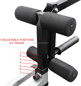 Latest Products 2025 Adjustable Free <strong>Standing</strong> BLACK <strong>Leg</strong> Curl <strong>Extension</strong> - Product Image 5
