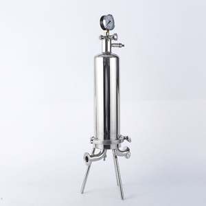 ระบบกรองของเหลวเคมีละเอียดแบบกรองความแม่นยำสูง ขนาด 10 นิ้ว ทำจากสแตนเลส 304 พร้อมไส้กรองแบบแกนเดี่ยว - Product Image 5