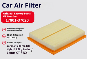 Filtro de aire automotriz de alta calidad para Honda Prius 17801-37020 precio de fábrica EE. UU. Stock nueva condición - Product Image 2