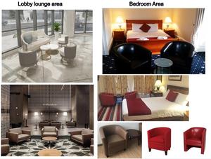 Meubles d'hôtel 5 étoiles chambre d'hôtel Holiday <span class=keywords><strong>Inn</strong></span> Express ensemble de canapés dans le hall de l'hôtel meubles pour chaises de salle à manger espaces de loisirs - Product Image 5