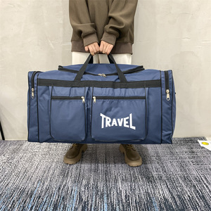 <span class=keywords><strong>Bolsa</strong></span> <span class=keywords><strong>de</strong></span> viaje Oxford plegable <span class=keywords><strong>de</strong></span> gran capacidad, patrón <span class=keywords><strong>de</strong></span> Letras a la moda, cierre <span class=keywords><strong>de</strong></span> cremallera para trabajar y moverse, <span class=keywords><strong>bolsa</strong></span> <span class=keywords><strong>de</strong></span> equipaje portátil - Product Image 4