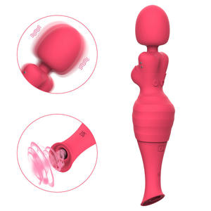 New Arrival Lady-Shaped AV Stick Adult Sex Products Rose <b>Vibrator</b> Toys <b>Nipple</b> Clitoral Sucking Massage Masturbation for Women - Product Image 5