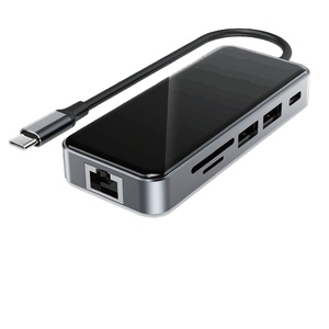 Station d'accueil Offre Spéciale 6 en 1 Type-C Adaptateur USB 3.0 2.0 RJ45 SD TF USB C de l'usine de câbles dorés - Product Image 1