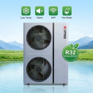 Pompe à chaleur EVI à haute efficacité A+++ pour le chauffage, le refroidissement et l'eau chaude, 21,5 kW, R32, R410A, homologuée CE, OEM pour hôtel - Product Image 2