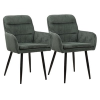 Fauteuil de salon design rétro moderne avec dossier haut, revêtement en velours côtelé pour la maison et l'appartement