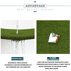 Thảm Chơi Gôn Mini Ngoài Trời Thảm Golf Nhân Tạo Chuyên Nghiệp 12Mm Cỏ Tổng Hợp Chơi Gôn Màu Xanh Lá Cây - Product Image 2