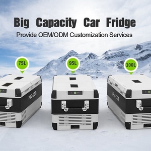Accessoires de <span class=keywords><strong>camping</strong></span> FC75 95 Mini réfrigérateur 12v compresseur congélateur double zone réfrigérateur congélateur de voiture portable refroidisseur de voiture pour 4WD - Product Image 5