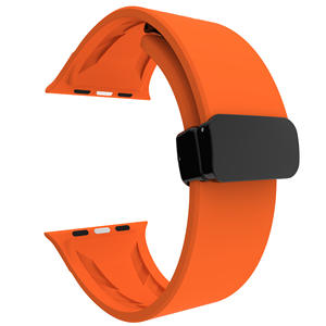 Correa de silicona magnética plegable estilo hoja compatible con Apple Watch Ultra 9876543210 series SE - Product Image 2