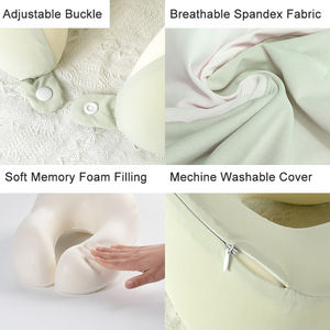 सस्ते मूल्य शीतलन यू आकार स्मृति फोम यात्रा गर्दन तकिया कम कीमत वाले बच्चों की गर्दन समर्थन - Product Image 2